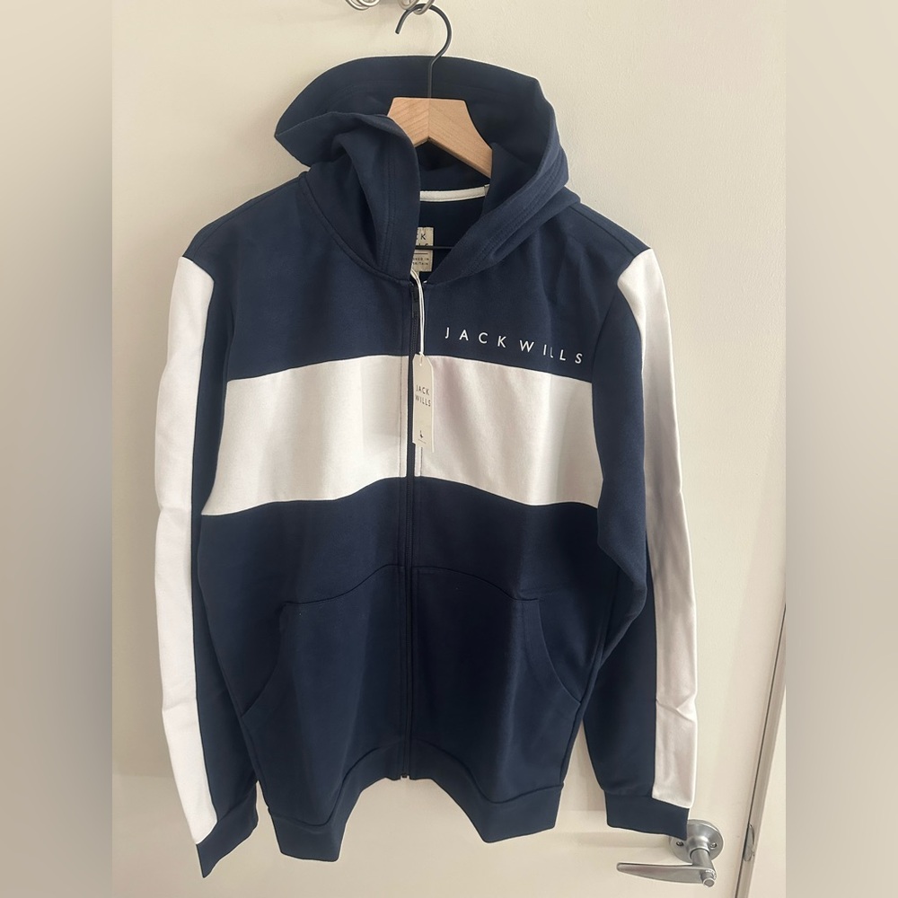 New Men’s/Unisex Jack Wills Full-Zip Hoodie